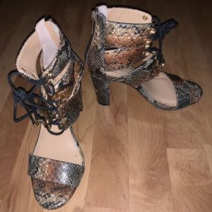Snake Skin Heels